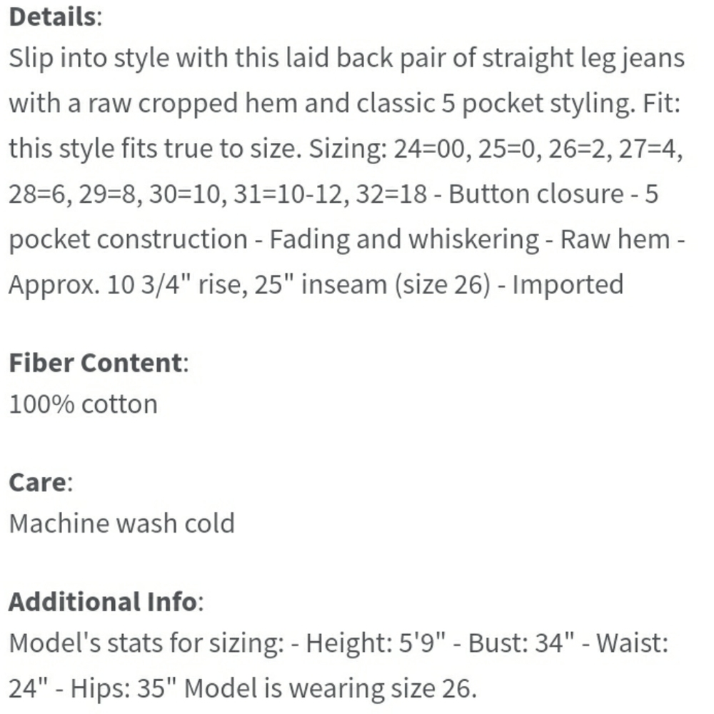 FLYING MONKEY Cropped Jeans - Picture 7 of 7